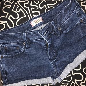 denim shorts